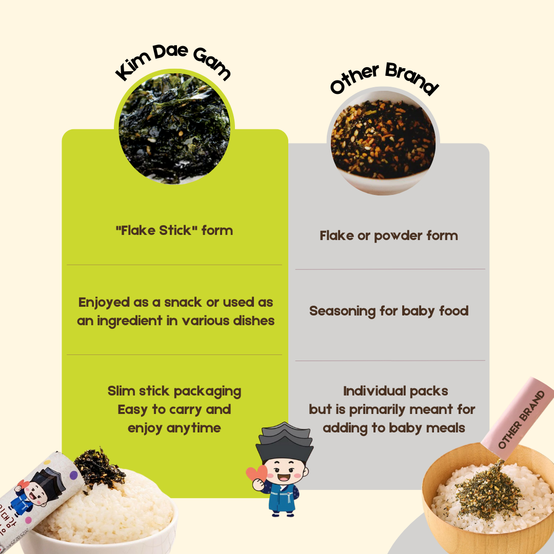 Seaweed Sticks for Kids & Adults | 10g x 15 sticks