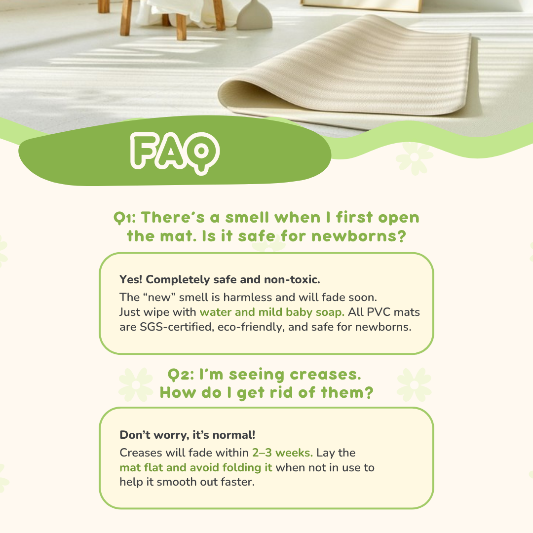 [HERRING WOOD] Korea Factory Playmat - 1.5cm, Anti-Slip, Waterproof, PVC, Toddler Safe (Copy)