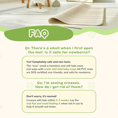 [HERRING WOOD] Korea Factory Playmat - 1.5cm, Anti-Slip, Waterproof, PVC, Toddler Safe (Copy)