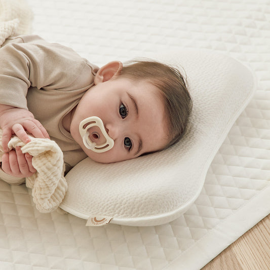 Silicone Baby Pillow with Cooling & Cotton Cover
