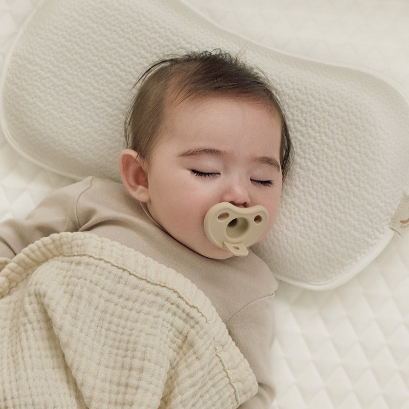 Silicone Baby Pillow with Cooling & Cotton Cover