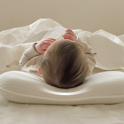 Silicone Baby Pillow with Cooling & Cotton Cover