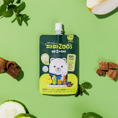 Papazoo - NFC Korean Pear Juice for Cough / Cold Prevention | No preservatives/coloring/flavouring for 9M+