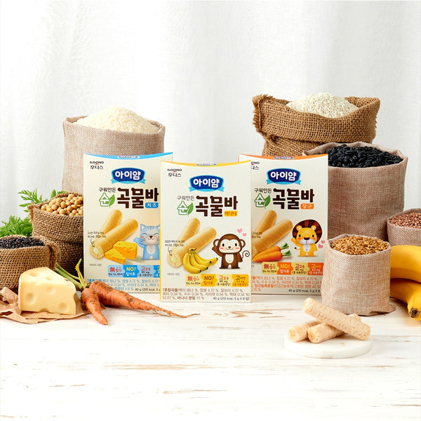 ILDong Foodis - Grain Bars for 9M+