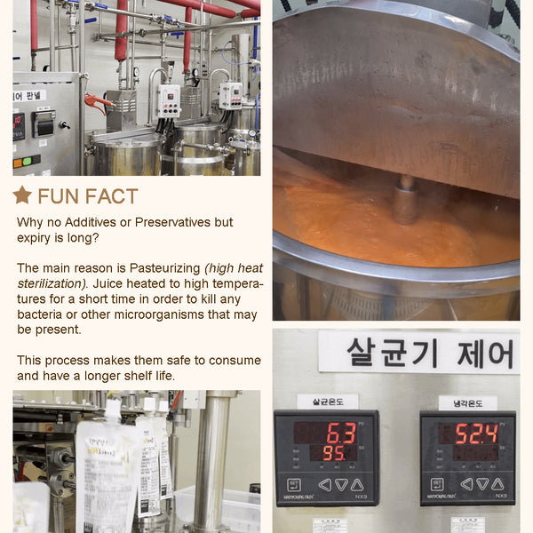 100% Korea Healthy Fruit Juice