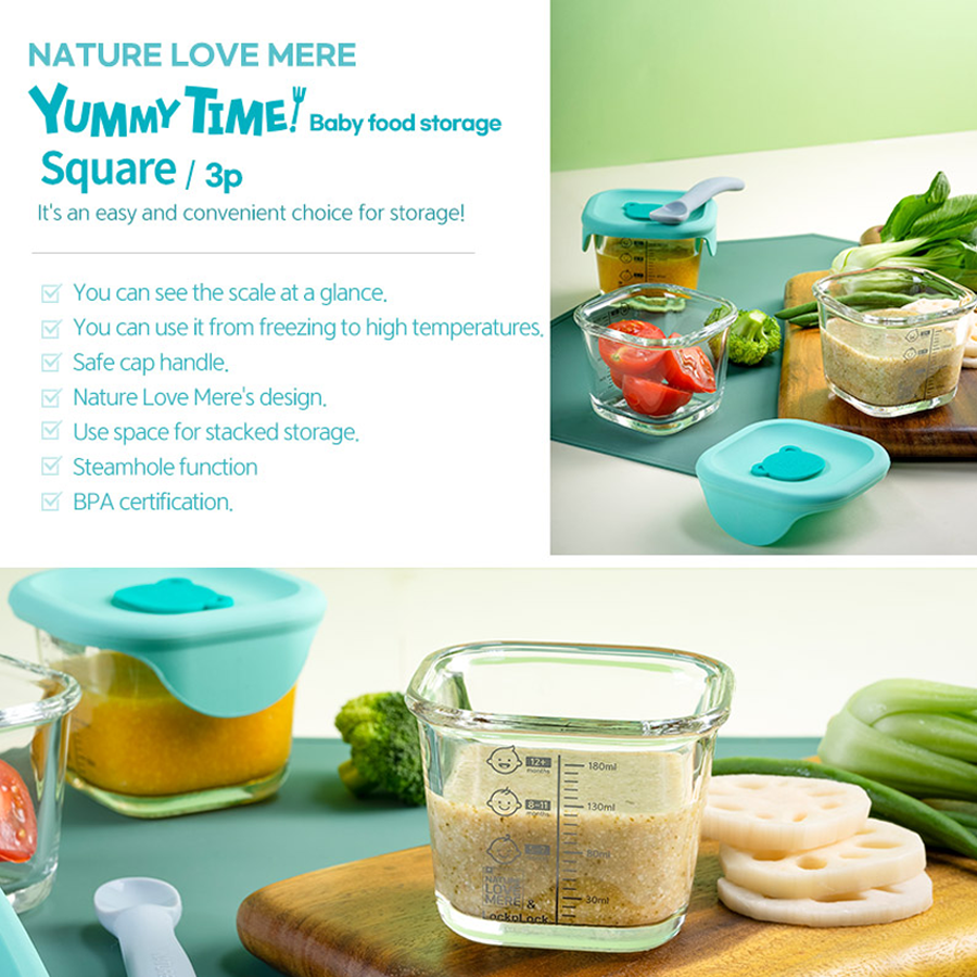 Food Storage Glass Container - Nature Love Mere x Lock n Lock