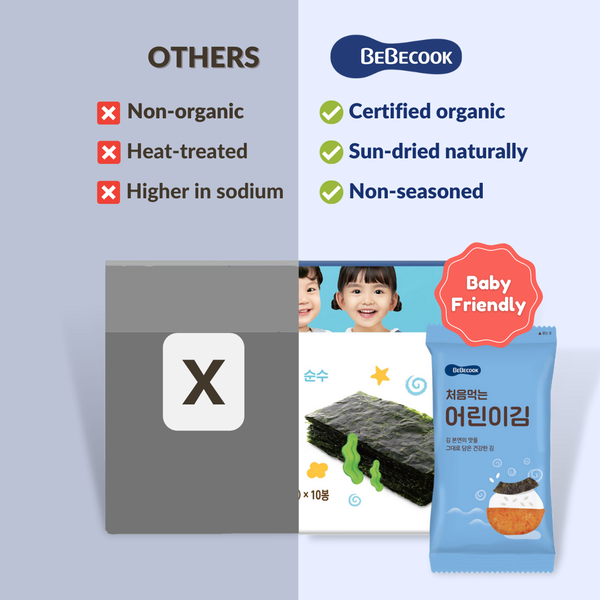BeBecook Baby's First Sun-Dried Seaweed