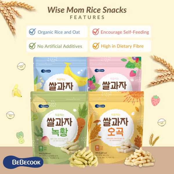 BeBecook - Wise Moms Organic Rice Snacks