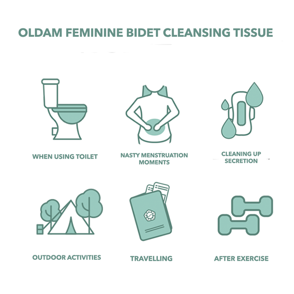 Oldam 올담 Feminine Bidet wet wipes