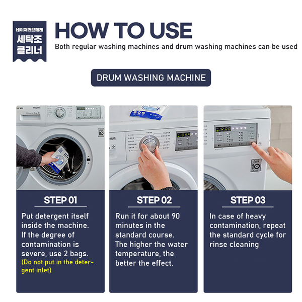 Nature Love Mere Korean Washing Machine Cleaning Powder