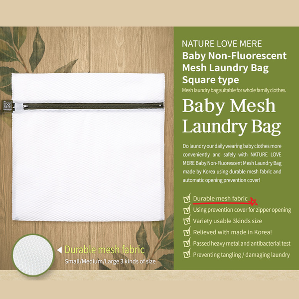 Nature Love Mesh Laundry Bag Rectangle & Oval Type